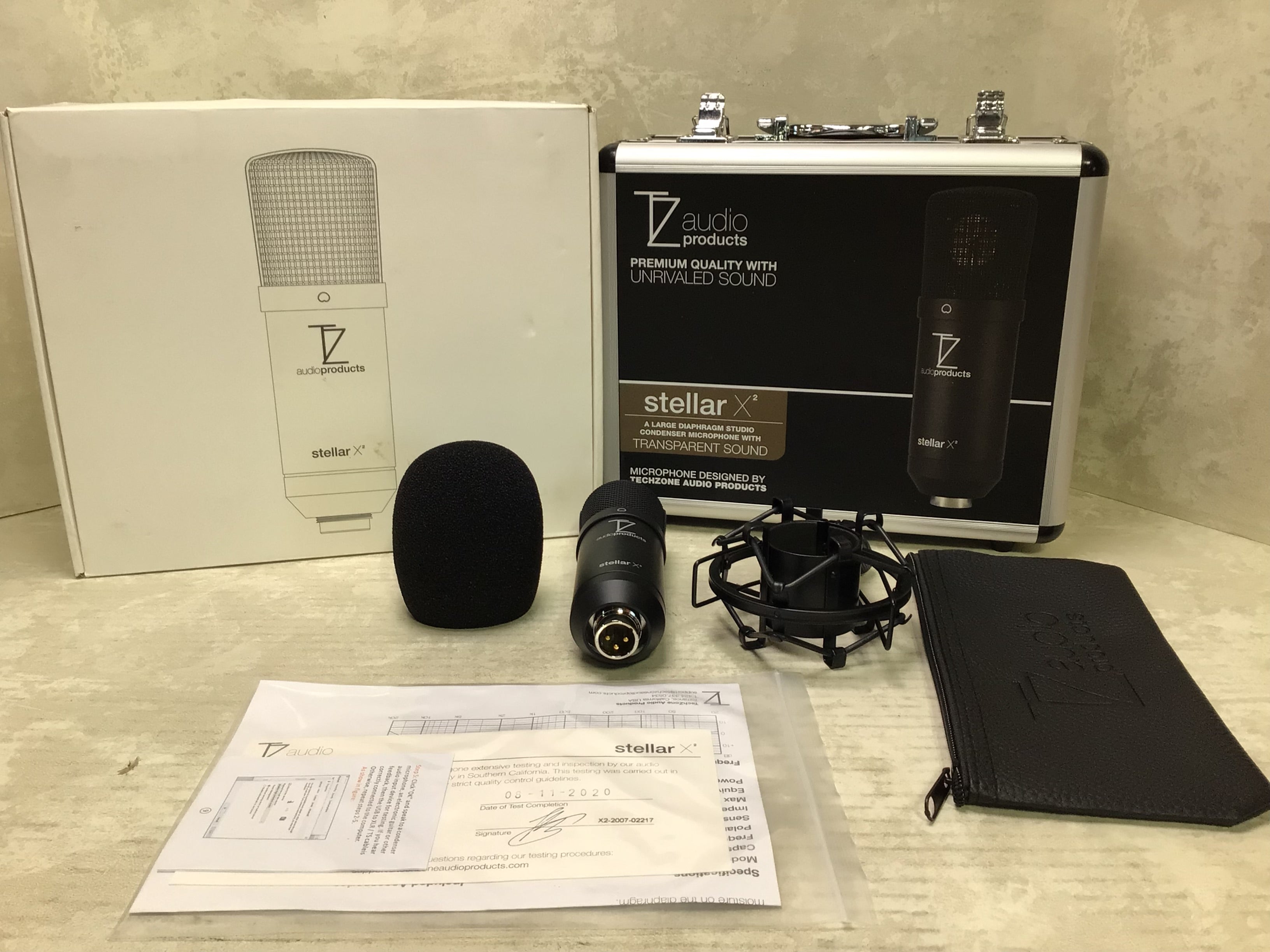 TZ Stellar X2 Large Diaphragm Cardioid Condenser XLR Microphone (7673387679982)